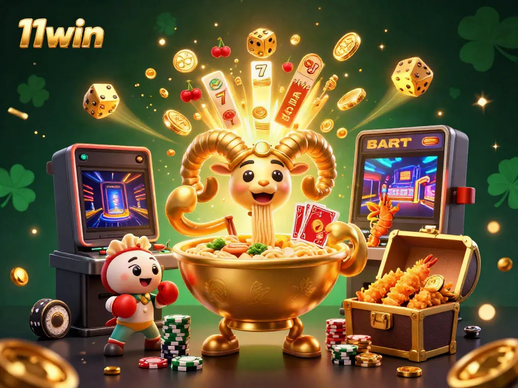 Experience the thrill of 11win casino with vibrant characters and exciting game elements.