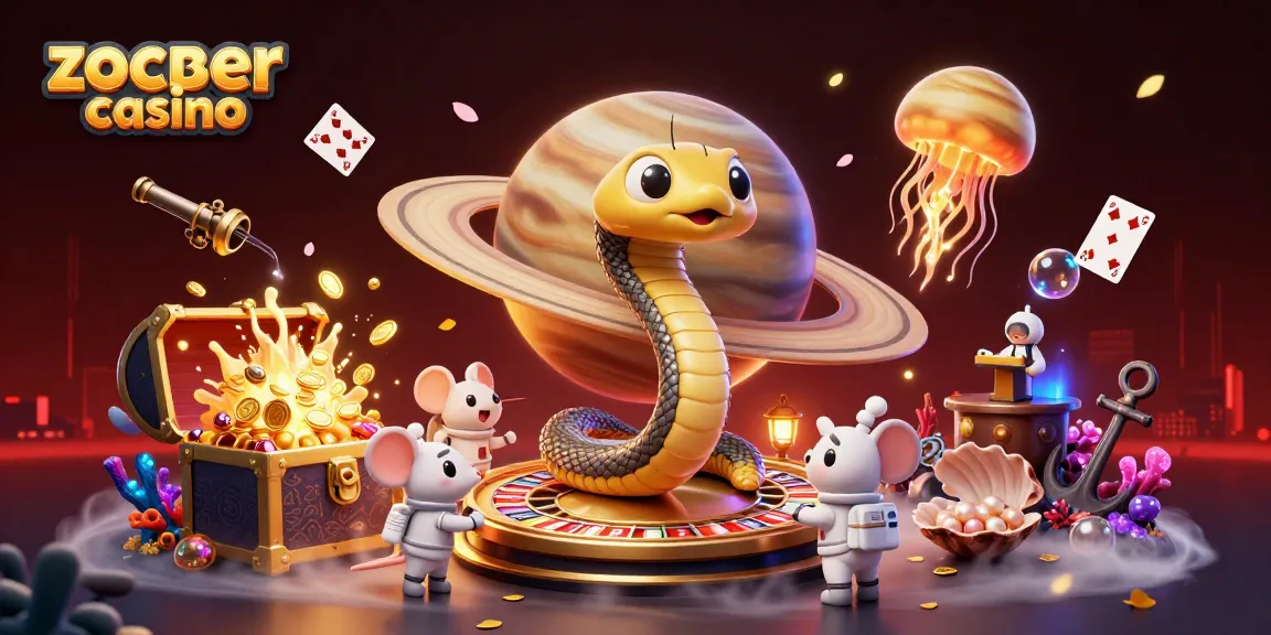 Experience the thrill at zoccer casino with astronaut mice betting on a cosmic roulette wheel.